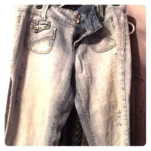 Light wash vintage jeans